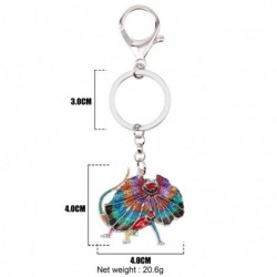 Enamel frilled lizard - metal keychainKeyrings