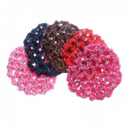 Fashionable crochet hair cover - net with crystalsHair clips