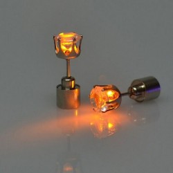 Small earring - with LED - stainless steel - 1 pieceEarrings