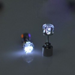 Small earring - with LED - stainless steel - 1 pieceEarrings