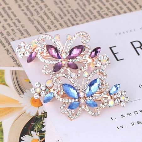 Crystal butterfly - elegant hair clipHair clips