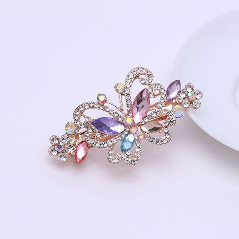 Crystal butterfly - elegant hair clipHair clips