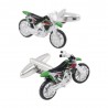 Fashionable cufflinks with green motorcycleCufflinks