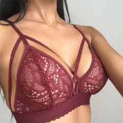 Sexy lace bra - cross front strapsLingerie