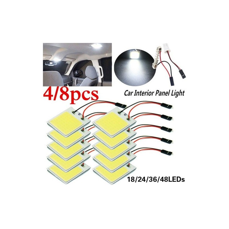 Car interior panel light - LED bulb - SMD - COB - T10 - 4W - 12VLED