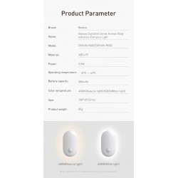 Baseus - magnetic night lamp / wall light - dual induction - LEDWall lights