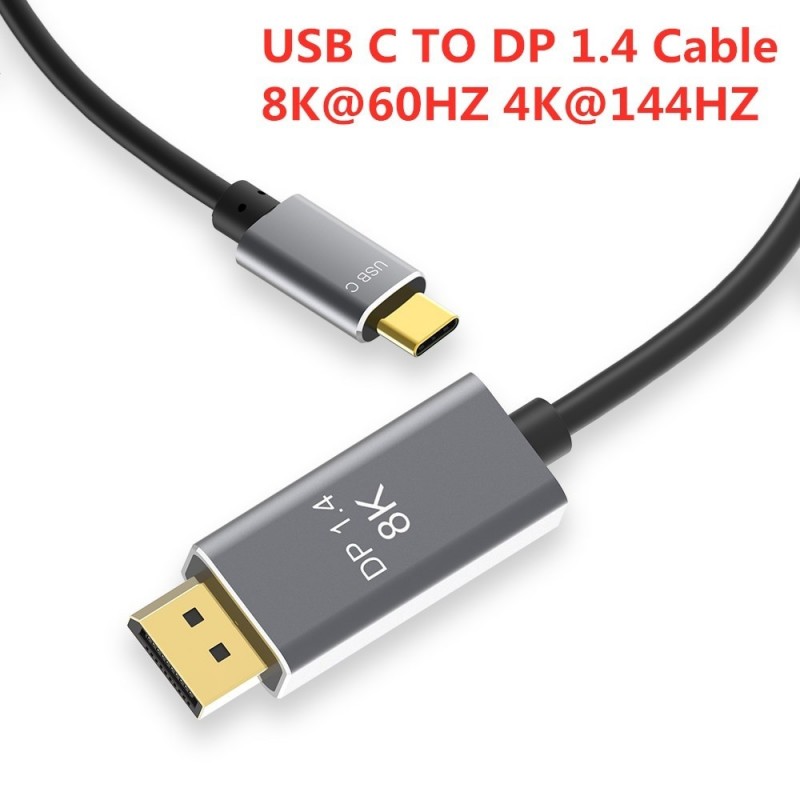 Thunderbolt 3 - 4K - 8K - USB C to DP1.4 cableCables