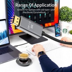 Thunderbolt 3 - 4K - 8K - USB C to DP1.4 cableCables