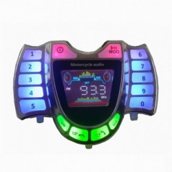 Motorcycle stereo speakers - radio - waterproof - microphone - Bluetooth - USB - LEDSpeakers