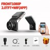 Sameuo U2000 - 4K - front / rear dash cam - WiFi - video recorder - night vision - parking monitorDash cams