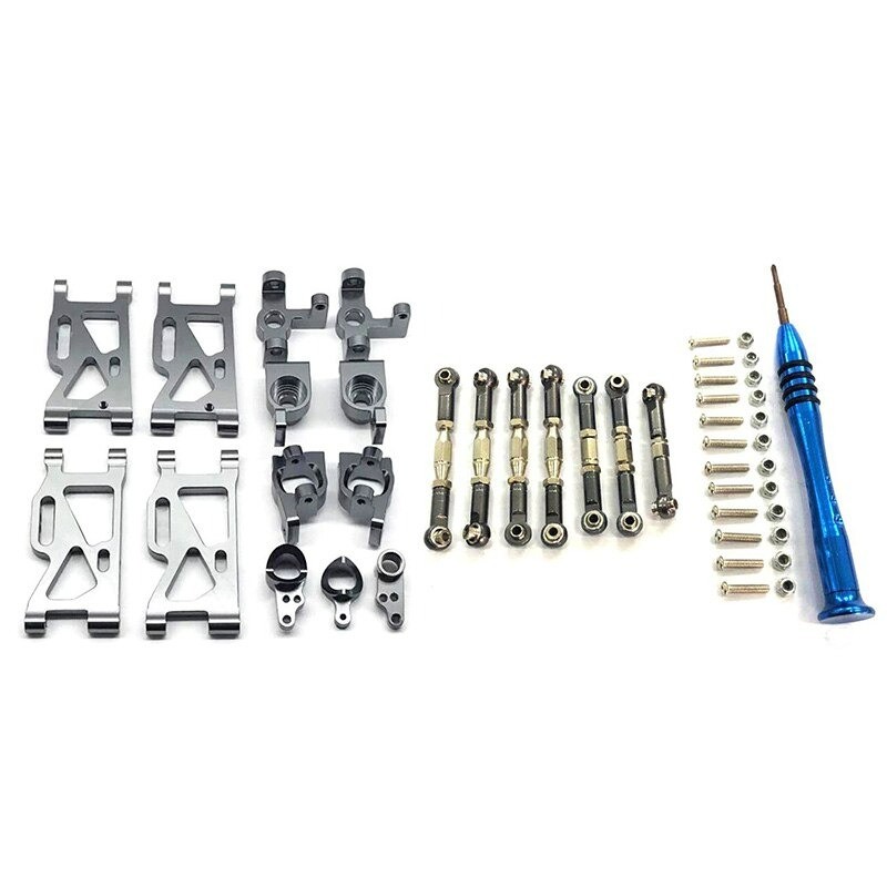 Metal steering swing arm base - C rear Hub seat - servo pull rod - for WLtoys-S 1:14 144001 RC carR/C car Metal steering swing arm base - C rear Hub seat - servo pull rod - for WLtoys-S 1:14 144001 RC carR/C car