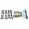 Metal steering swing arm base - C rear Hub seat - servo pull rod - for WLtoys-S 1:14 144001 RC carR/C car