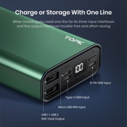 I2006P - power bank - external battery charger - dual ports - LED - 10000mah / 20000mAhPower Banks