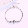 Crystal four-leaf clover bracelet - 925 sterling silverBracelets