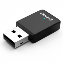Tenda U9 USB - 650Mbs - 2.4G / 5G - dual band 802.11 - Wifi adapter - high speed network card - RTL8811Network