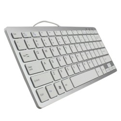 Computer keyboard - USB - ergonomic design - for Apple / Windows / PC / MacKeyboards