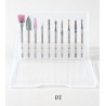 Ceramic rotary drill bits - cone tips - for electric manicure / pedicure machine - 10 piecesNail drills