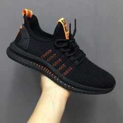 Fashionable sports mesh sneakers - lightweight - lace-upShoes
