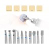 Ceramic rotary drill bits - cone tips - for electric manicure / pedicure machine - 10 piecesNail drills