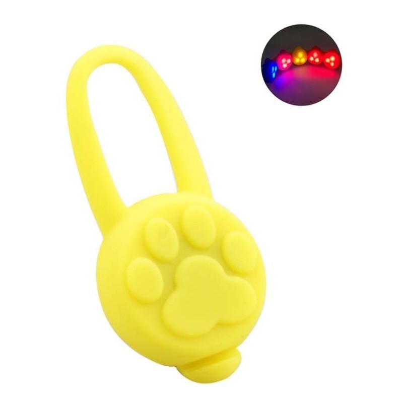 Anti-lost silicone pendant - for pets collar - luminous LEDCats