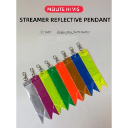 Candle lights streamer - reflective keychain - safety pendantKeyrings