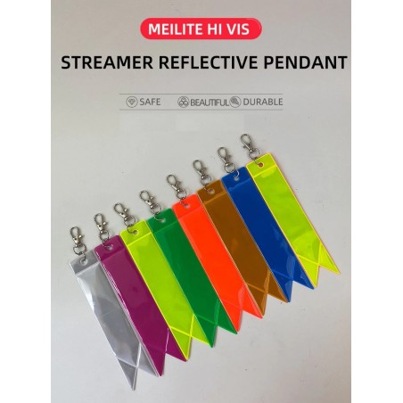 Candle lights streamer - reflective keychain - safety pendantKeyrings