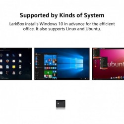 CHUWI - LarkBox - 4K mini PC Intel Celeron - J4115 Quad Core - HD USB-C - 6GB RAM 128GB ROM - Windows 10 - desktop computerLa...