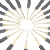 Professional locksmith single hook lock pick set - 24 piecesLocksmith
