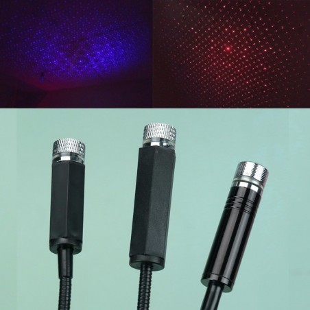 Mini night sky star projector - for interior car roof - LED - USBStyling parts
