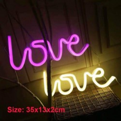 LED night light - neon lamp - USB - LOVE lettersLights & lighting