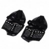 Ballet / dance socks - open toe / protective leather pads - mesh / rhinestonesWomen's fashion