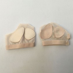 Half foot cover socks - padded - ballet / gymnastics / belly danceWomen's fashion