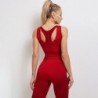 Elastic push up bra / leggings - seamless - high waist - 2 piece setFitness