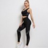 Elastic push up bra / leggings - seamless - high waist - 2 piece setFitness