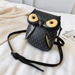 Owl shaped small leather bag - crossbody / shoulderBags