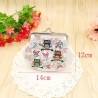 Retro small coin purse - with owls / floral printWallets