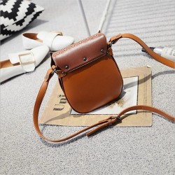 Owl shaped small leather bag - crossbody / shoulderBags