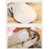 Plush school backpack - pink owlBags