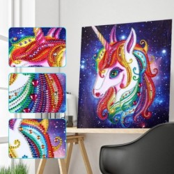 5D diamond painting - mosaic - unicorn / cat / owl - educational arts craftDecoration
