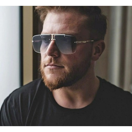 Vintage square sunglasses - rimless - UV400 - unisexSunglasses