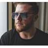 Vintage square sunglasses - rimless - UV400 - unisexSunglasses