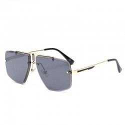 Vintage square sunglasses - rimless - UV400 - unisexSunglasses