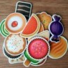 Desserts shaped fridge magnets - 16 piecesFridge magnets
