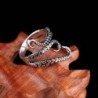 Octopus tentacle ring - titanium steel - adjustableRings