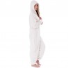 One piece pyjama - fluffy fleece warm jumpsuit - with hood / zipperLingerie