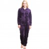 One piece pyjama - fluffy fleece warm jumpsuit - with hood / zipperLingerie