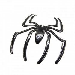 3D spider - car sticker - chromeStickers