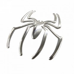 3D spider - car sticker - chromeStickers