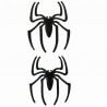 3D spider - car sticker - chromeStickers