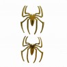 3D spider - car sticker - chromeStickers